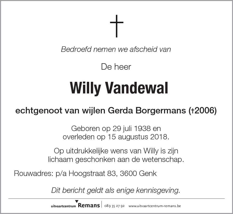 Willy Vandewal