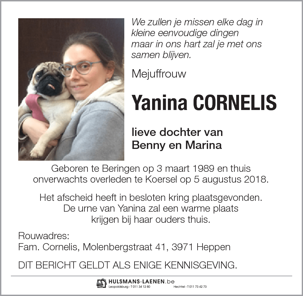 Yanina Cornelis