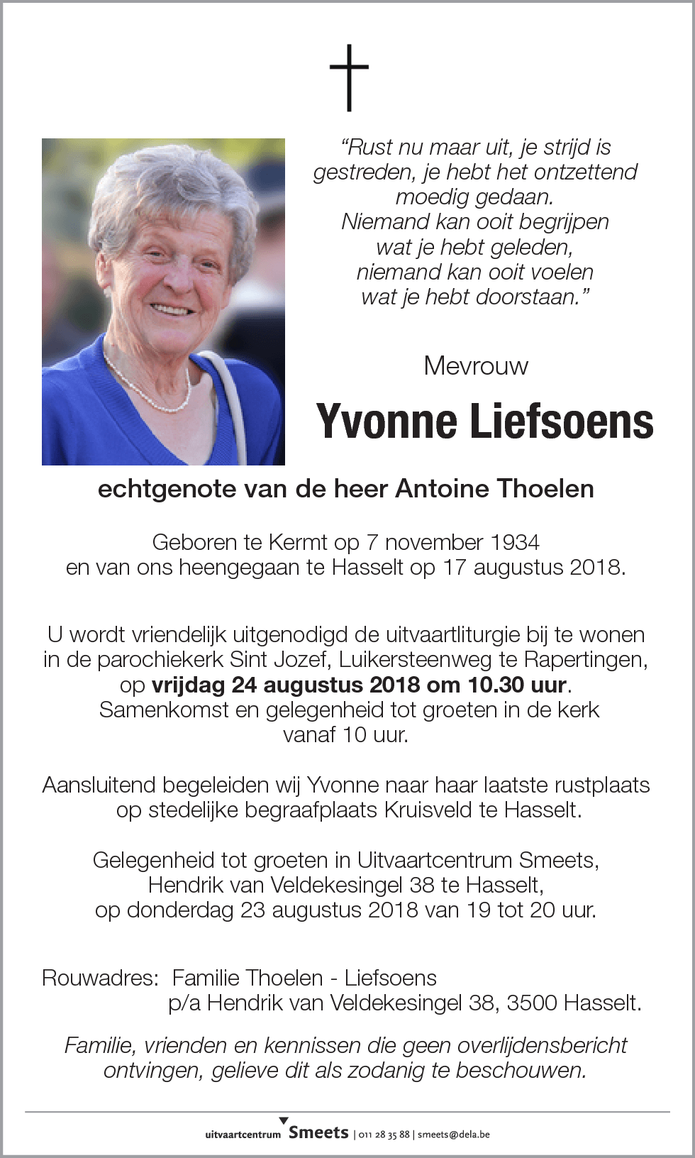 Yvonne Liefsoens