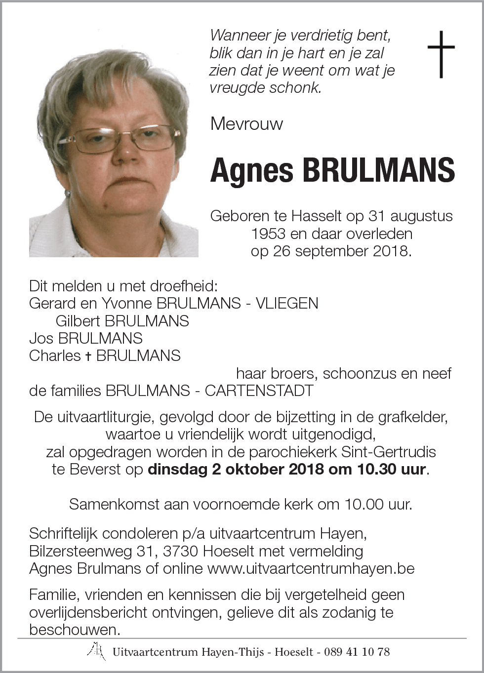 Agnes BRULMANS