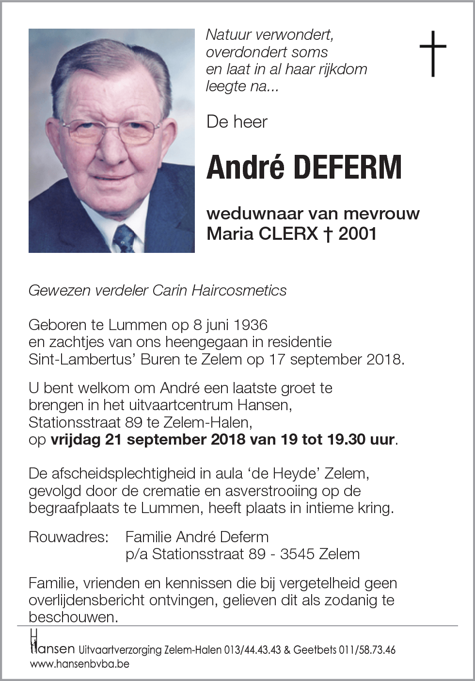 André Alphons DEFERM