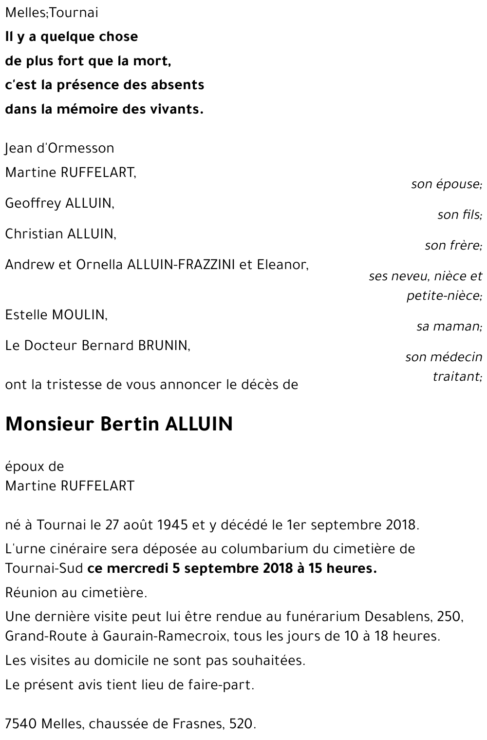 Bertin ALLUIN