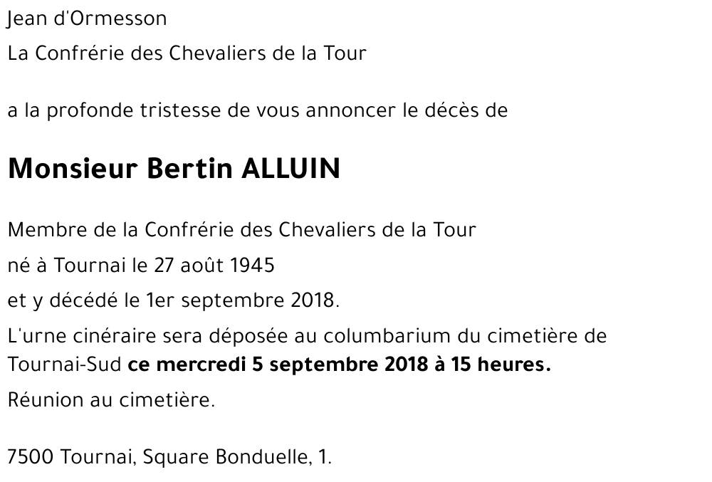Bertin ALLUIN