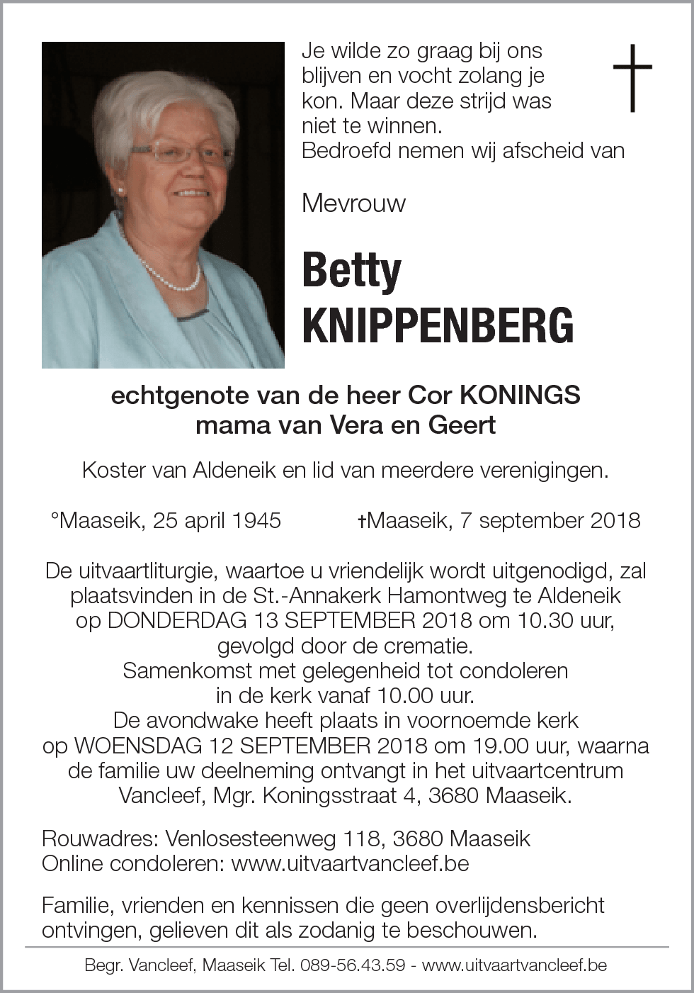 Betty Knippenberg