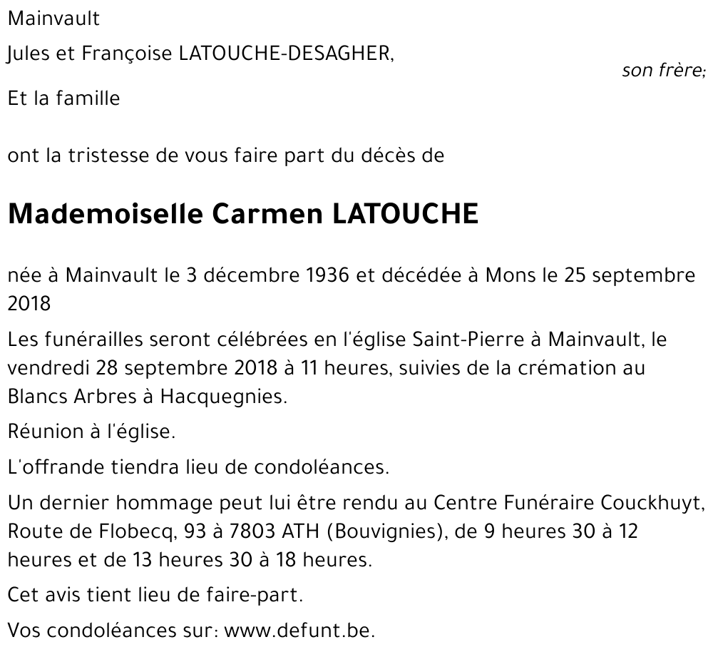 Carmen LATOUCHE