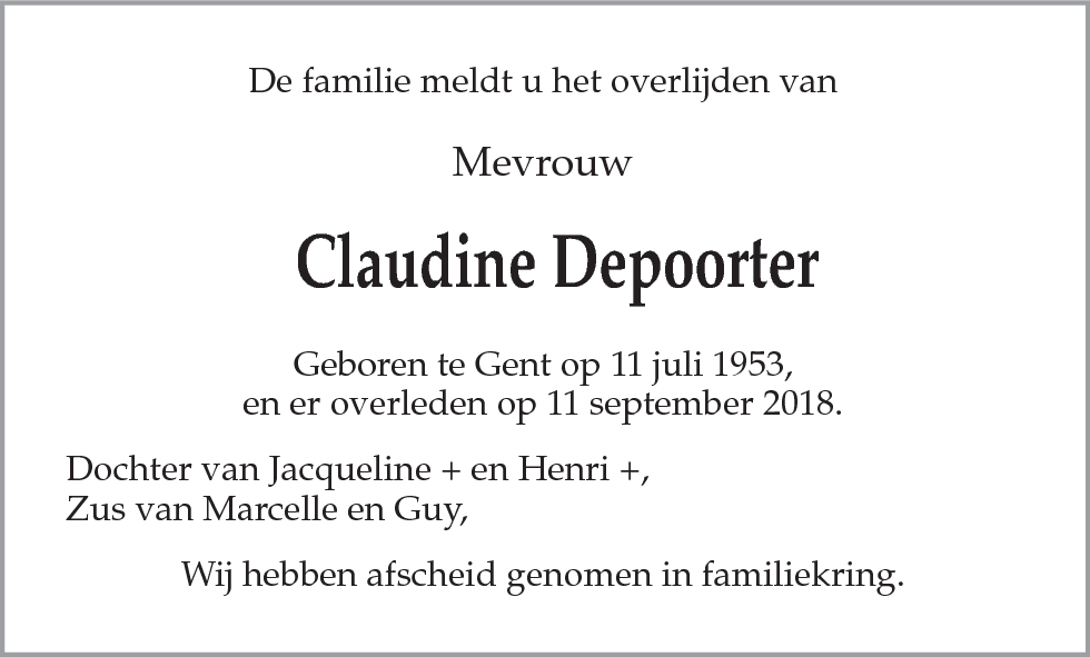 Claudine Depoorter