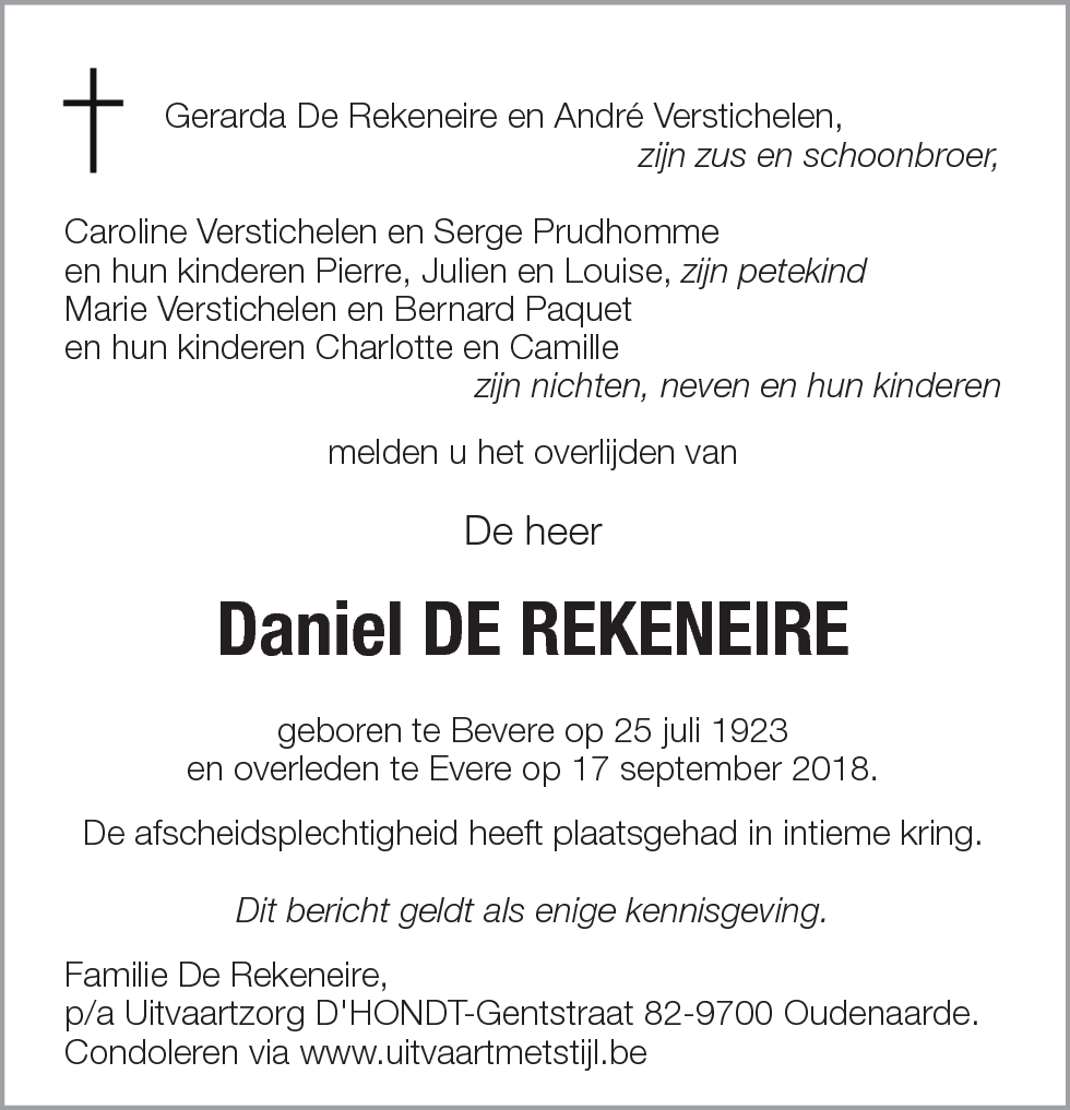 Daniel De Rekeneire