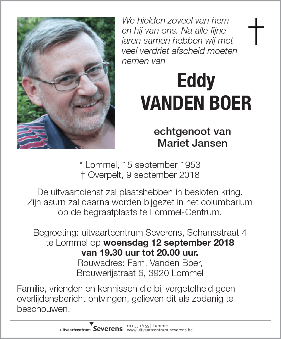 Eddy Vanden Boer