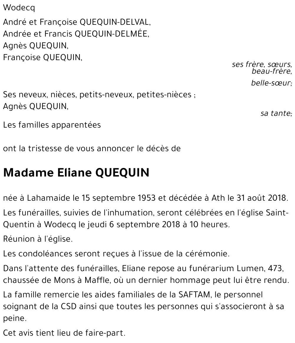 Eliane QUEQUIN