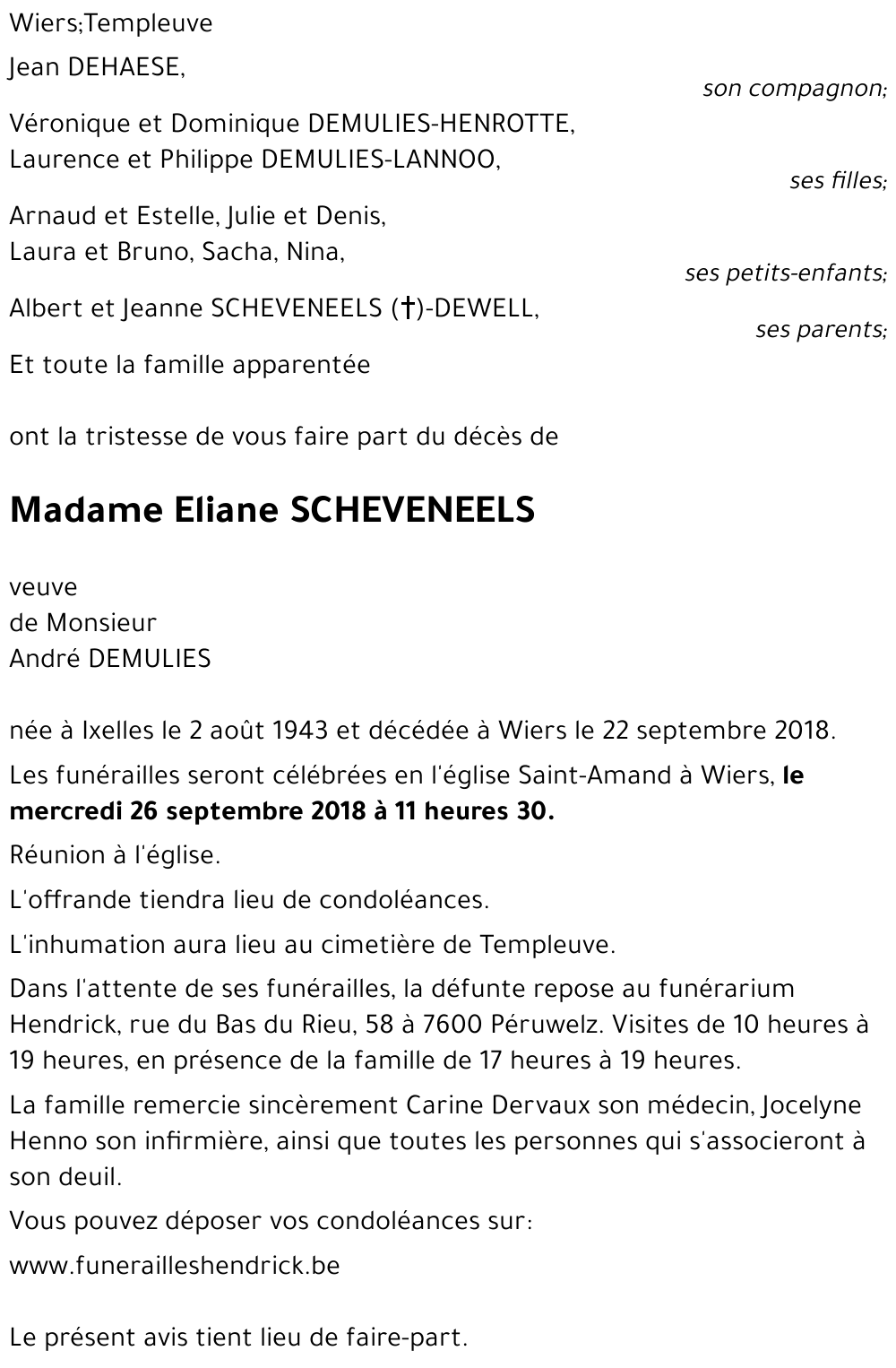 Eliane SCHEVENEELS