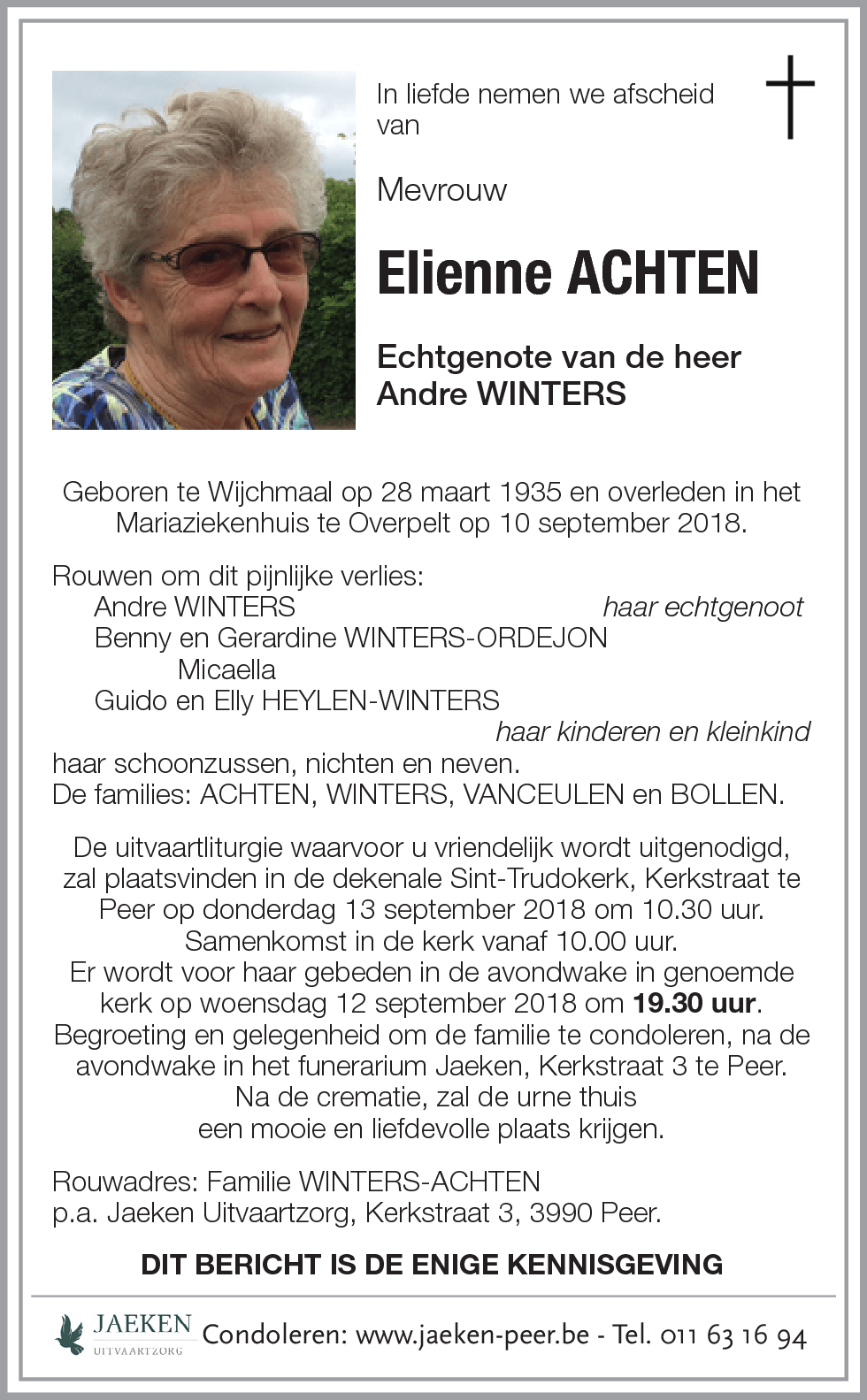 Elienne ACHTEN