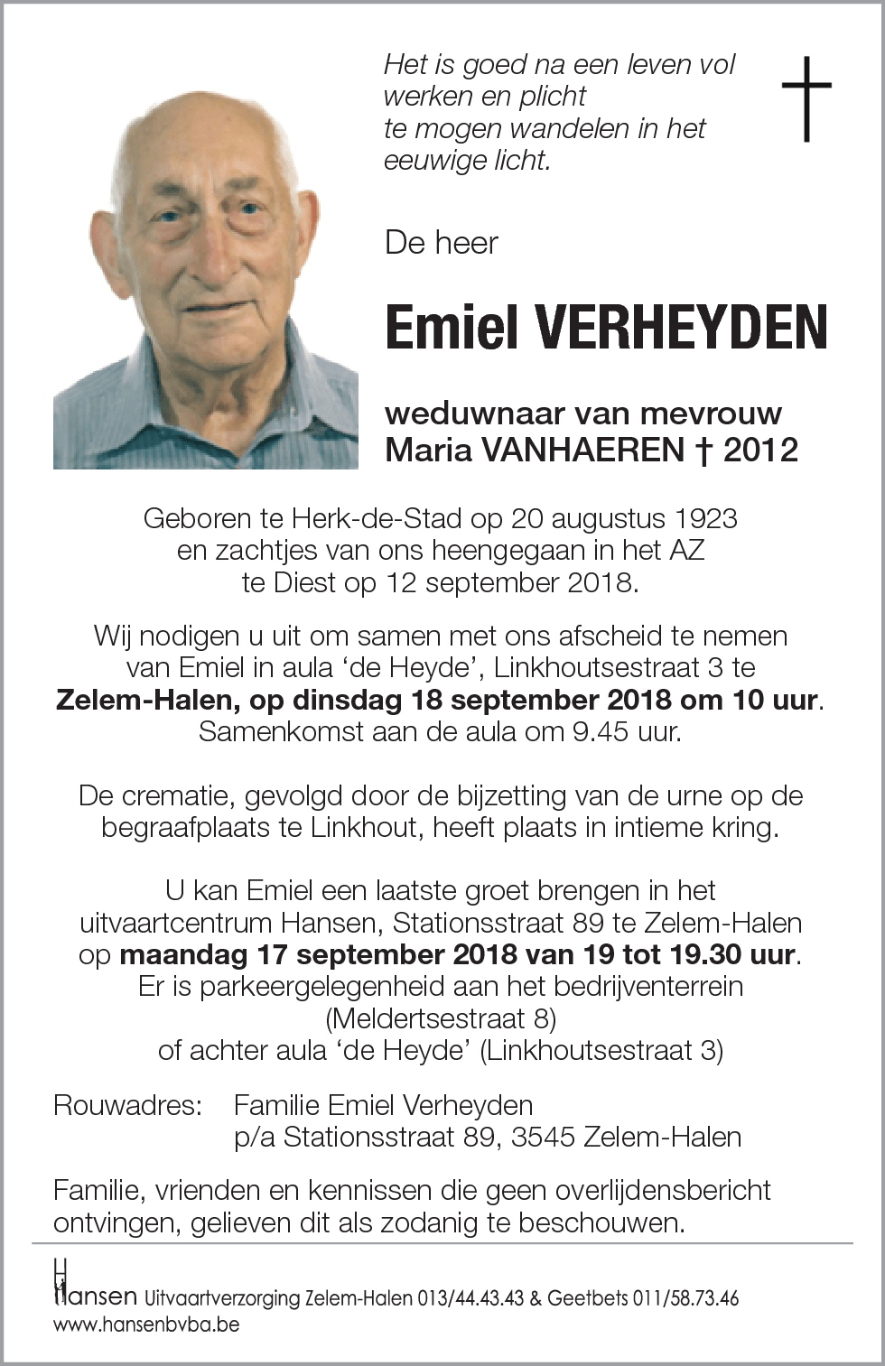 Emiel VERHEYDEN