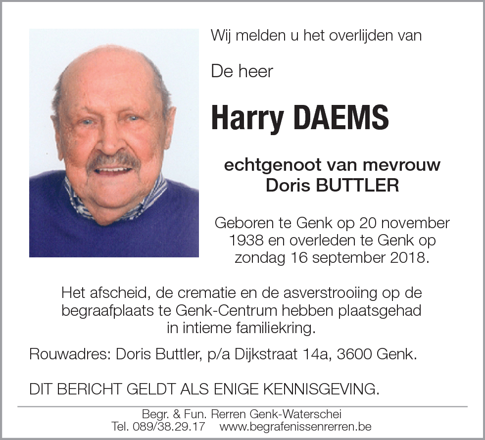 Harry DAEMS