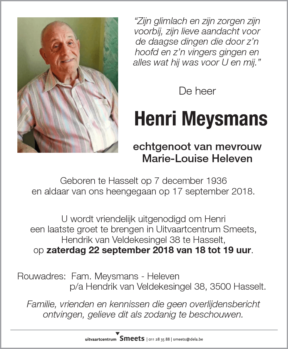 Henri Meysmans