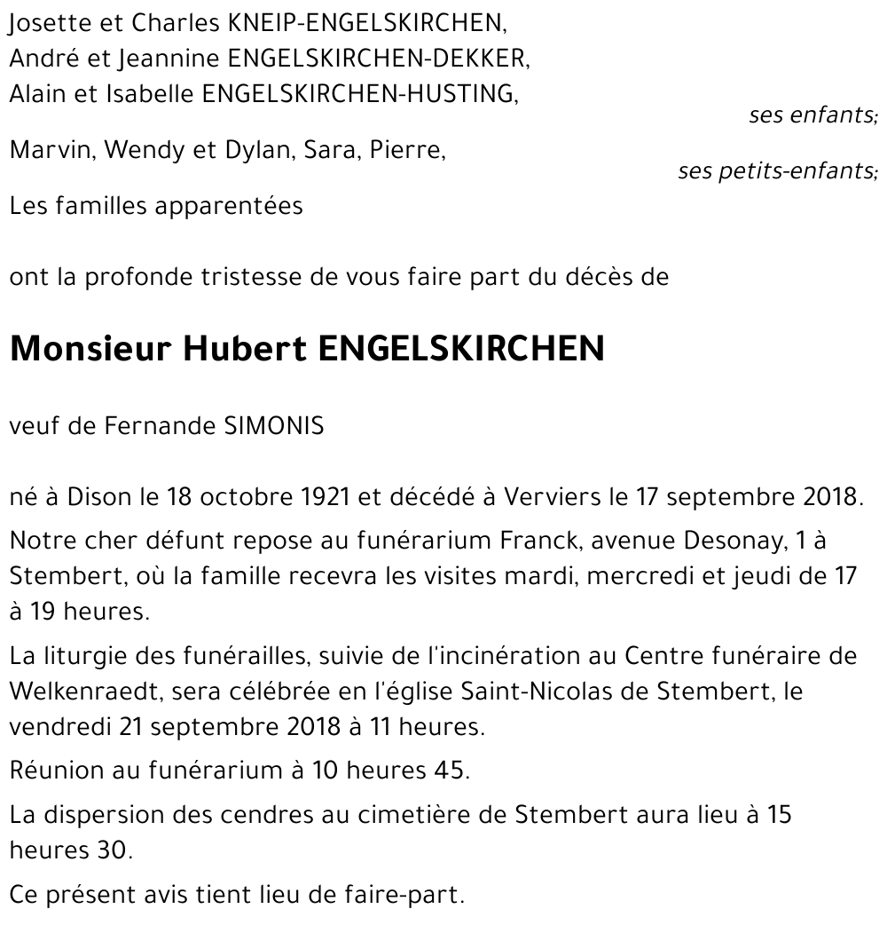 Hubert ENGELSKIRCHEN