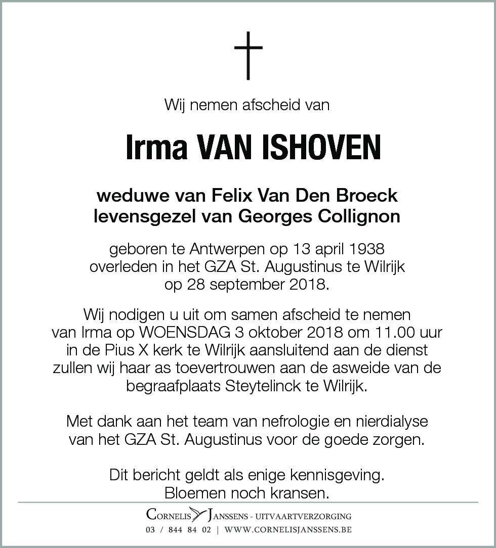 Irma Van Ishoven