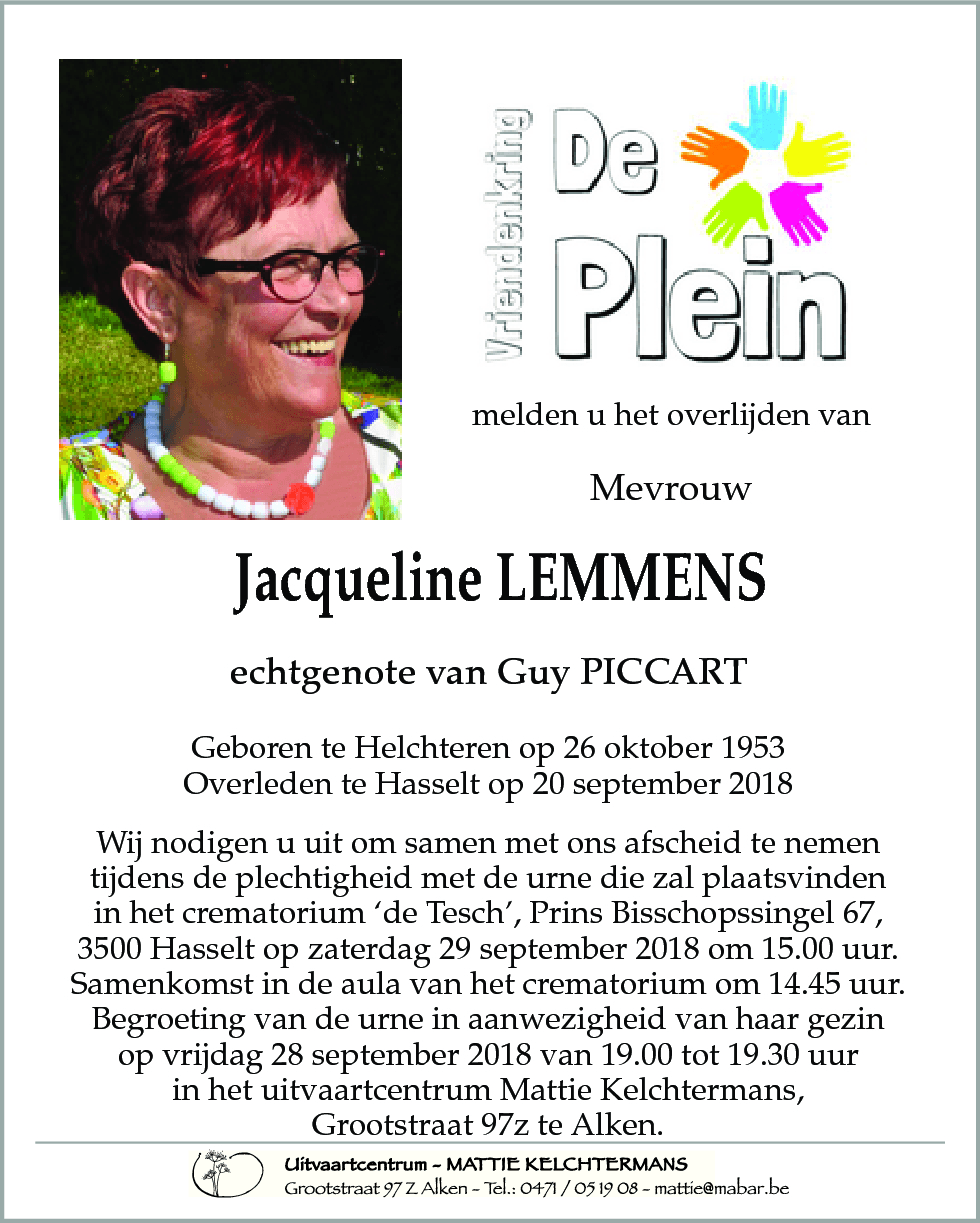 Jacqueline LEMMENS