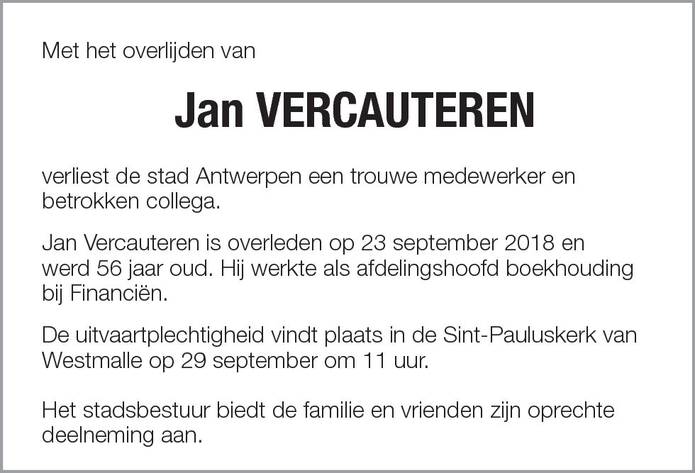 Jan Vercauteren