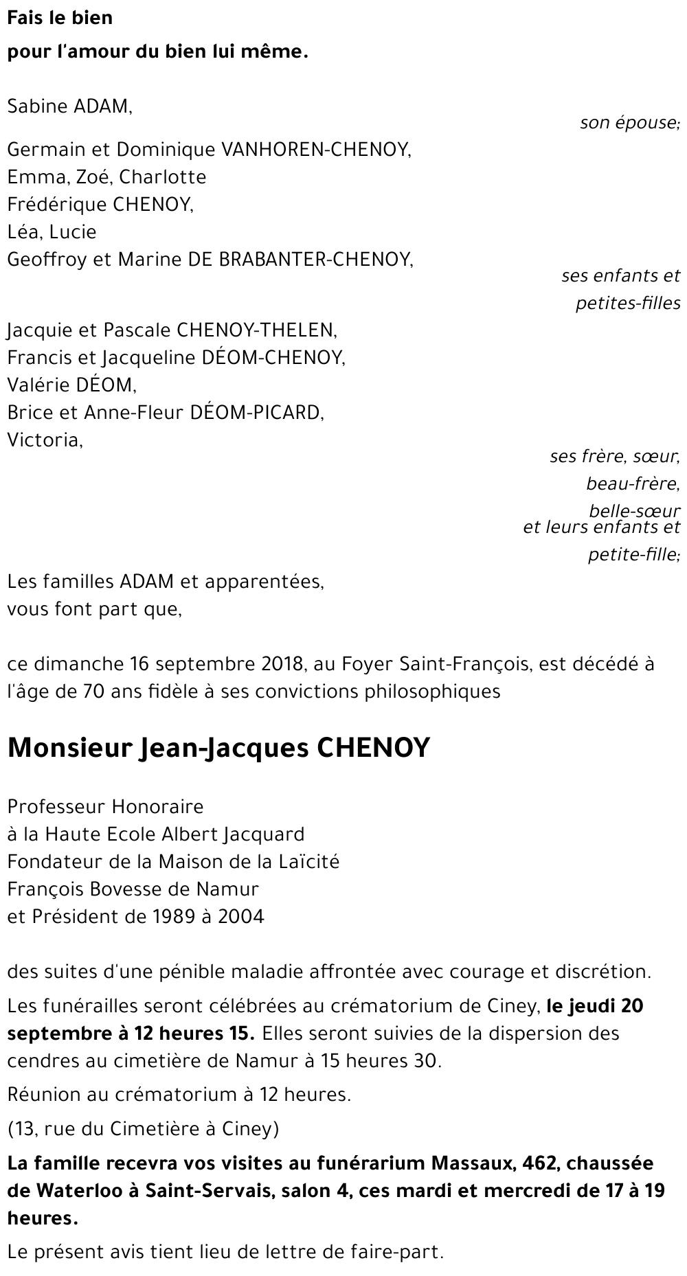 Jean-Jacques CHENOY
