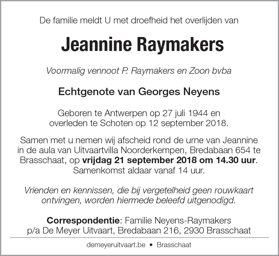 Jeannine Raymakers