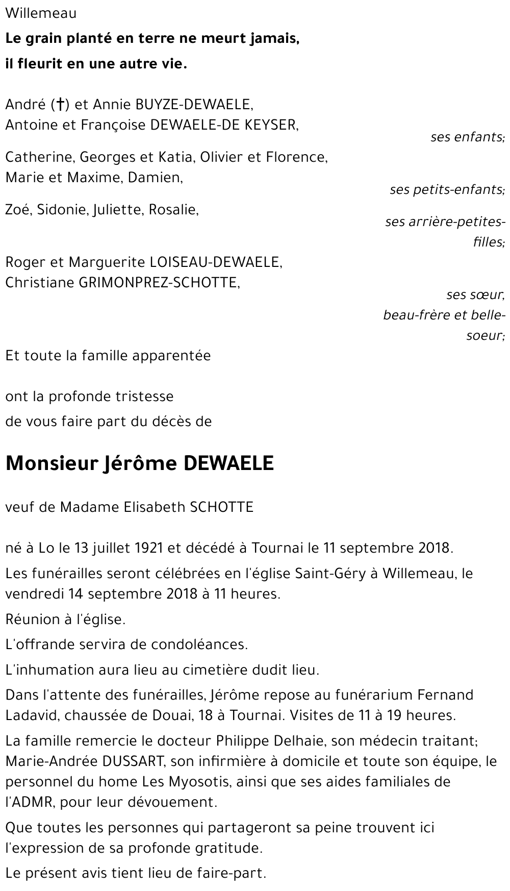 Jérôme DEWAELE