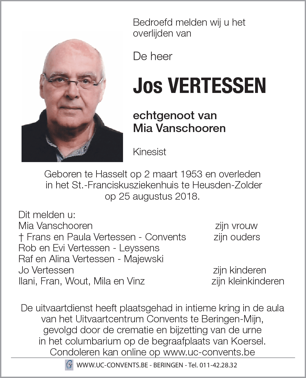 Jos Vertessen