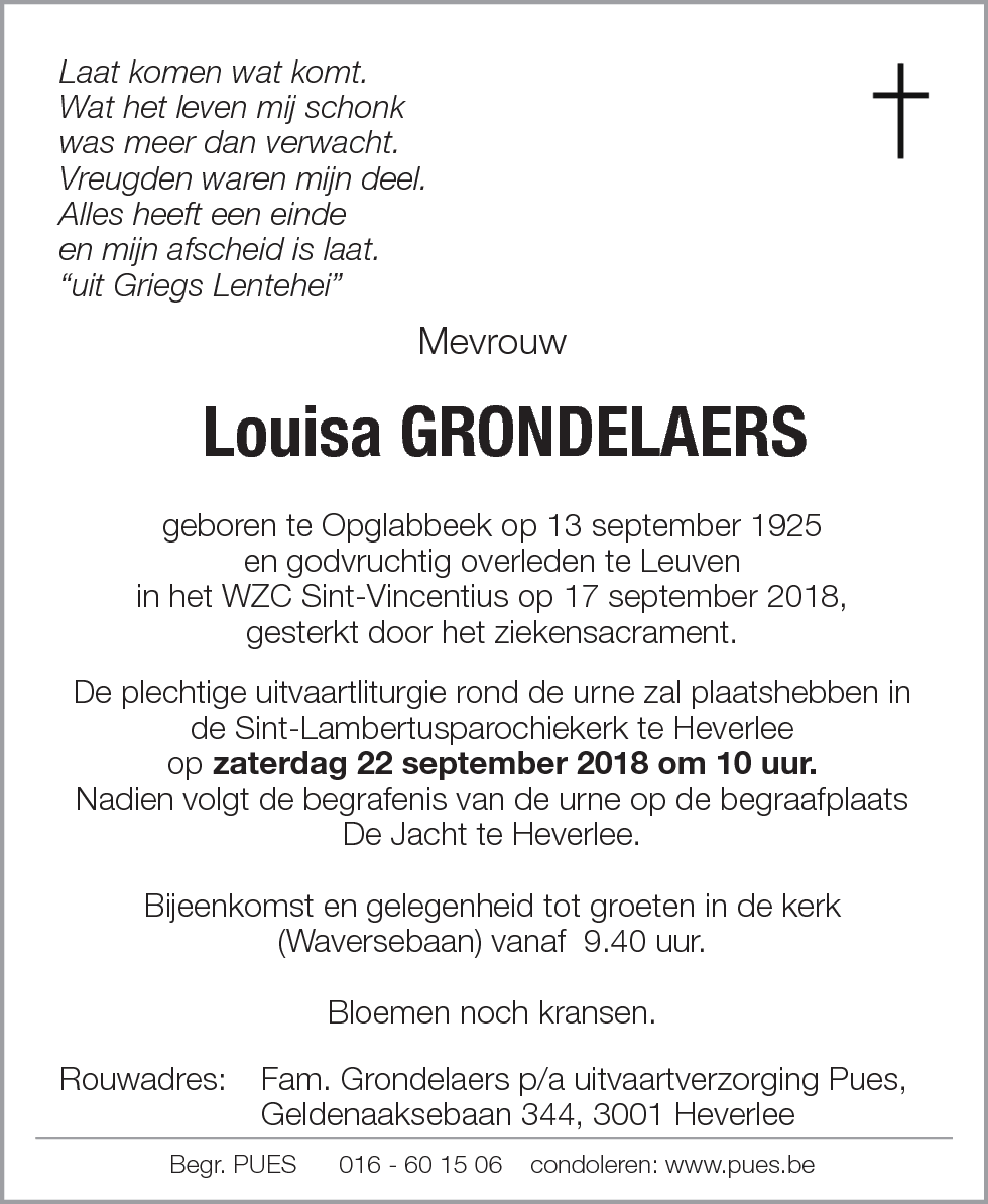Louisa Grondelaers