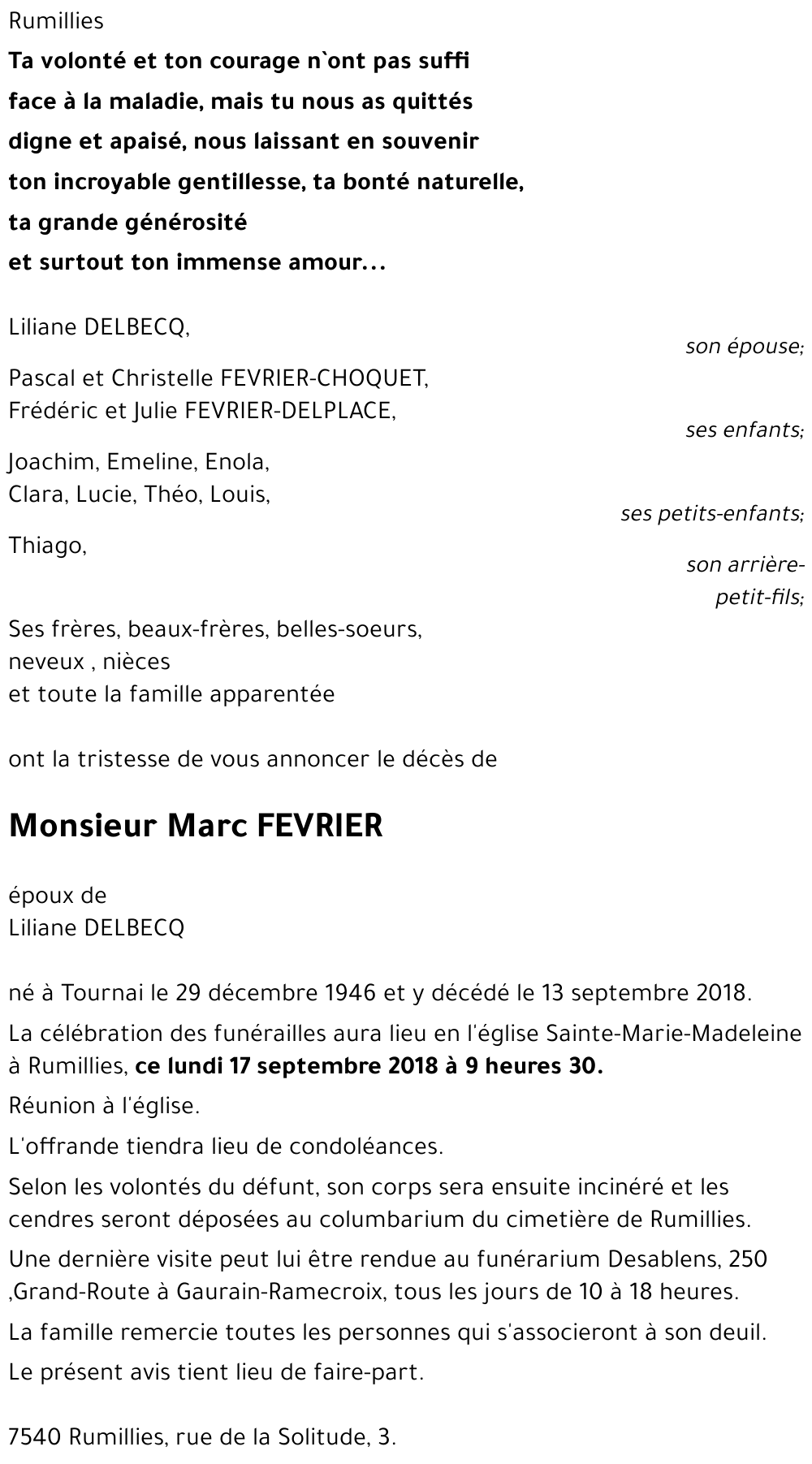 Marc FEVRIER