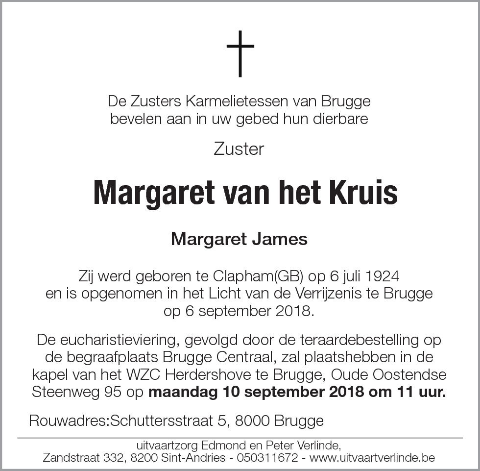 Margaret van het Kruis