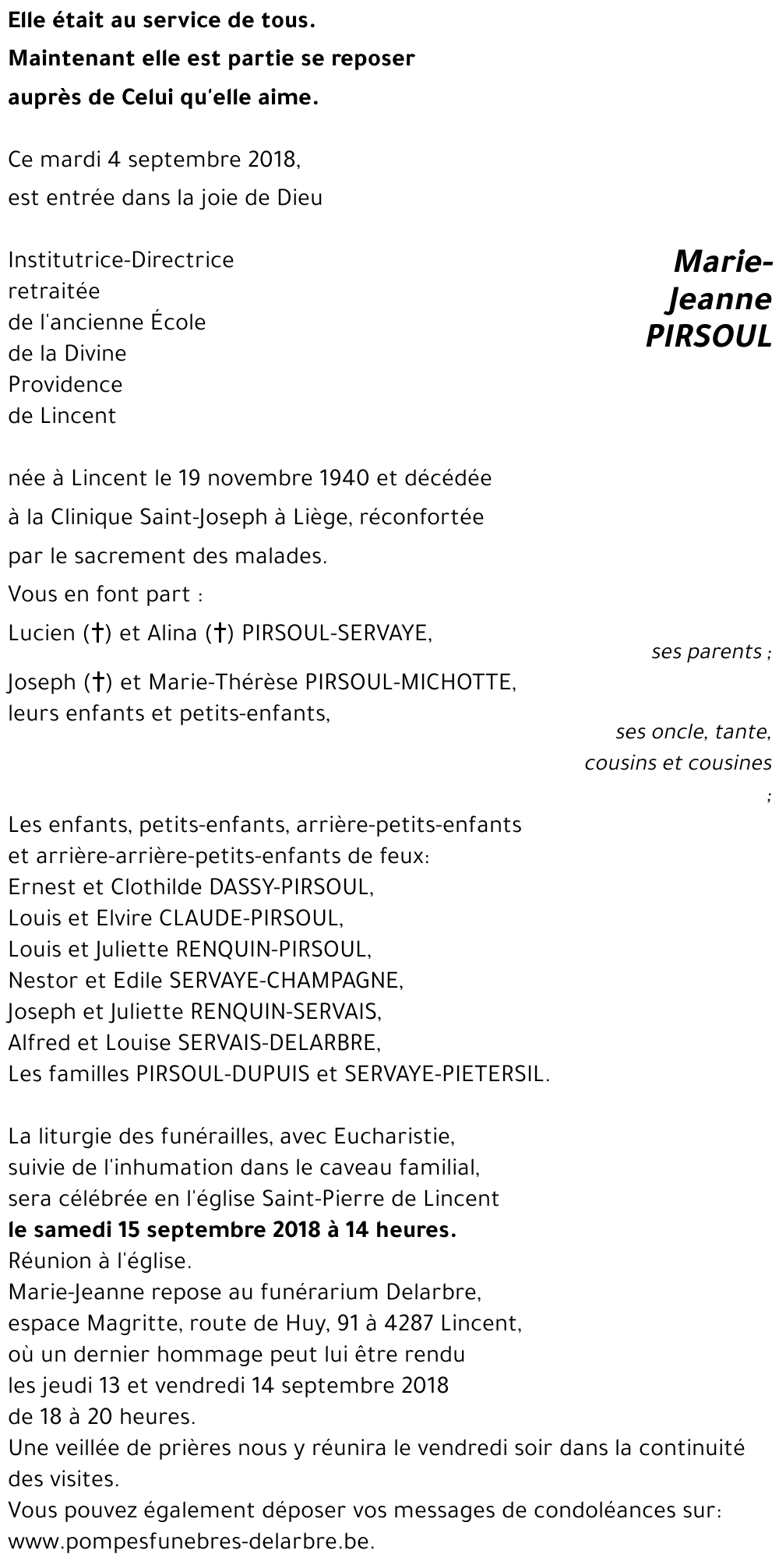 Marie-Jeanne PIRSOUL