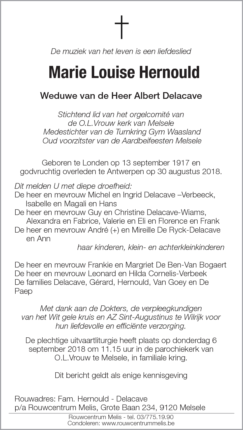 Marie Louise Hernould