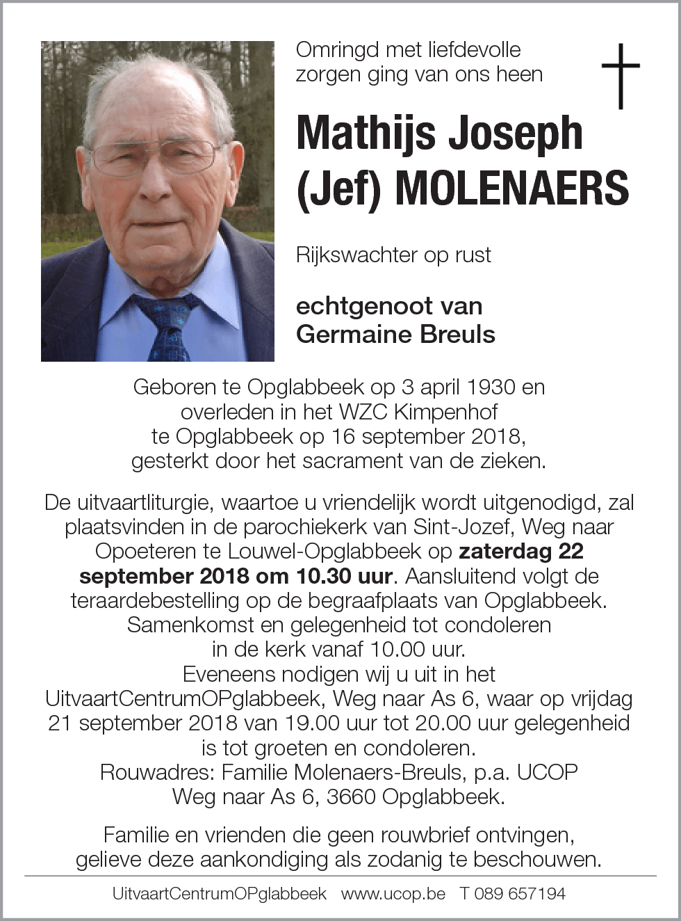 Mathijs Joseph Molenaers