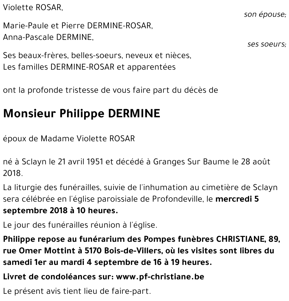 Philippe DERMINE