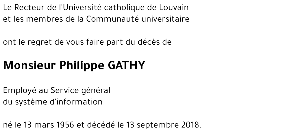 Philippe GATHY