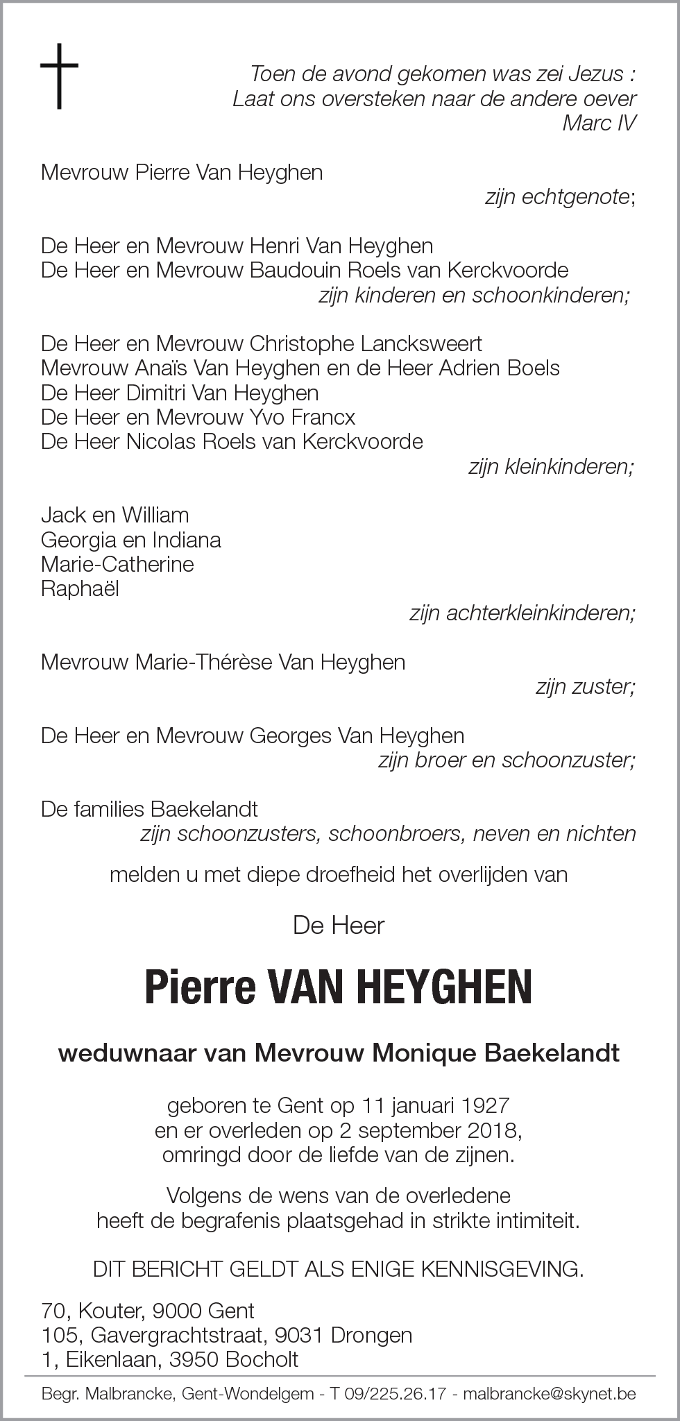 Pierre Van Heyghen