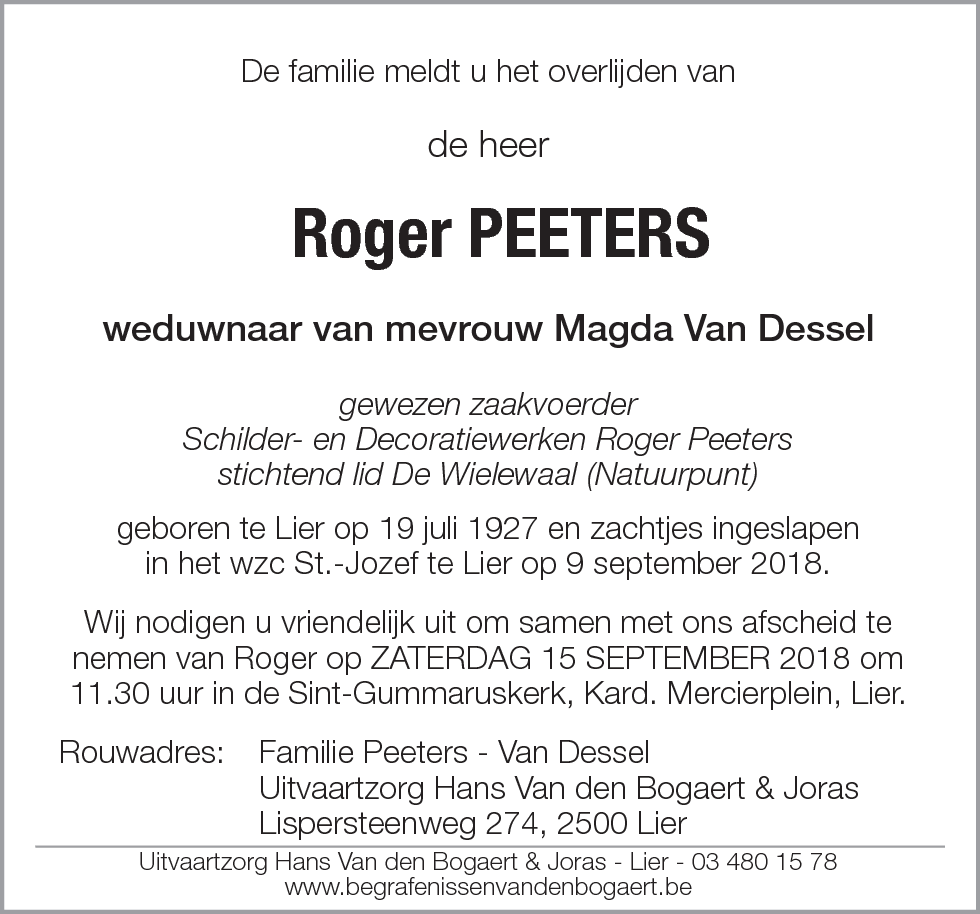 Roger Peeters
