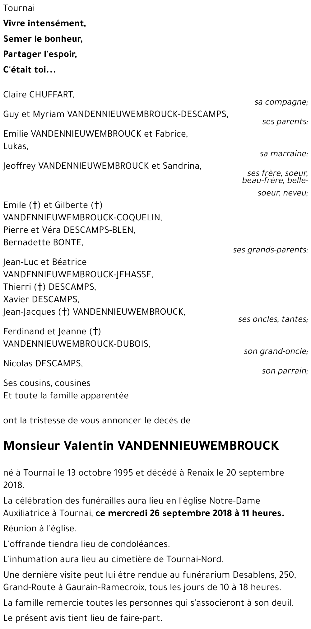 Valentin VANDENNIEUWEMBROUCK