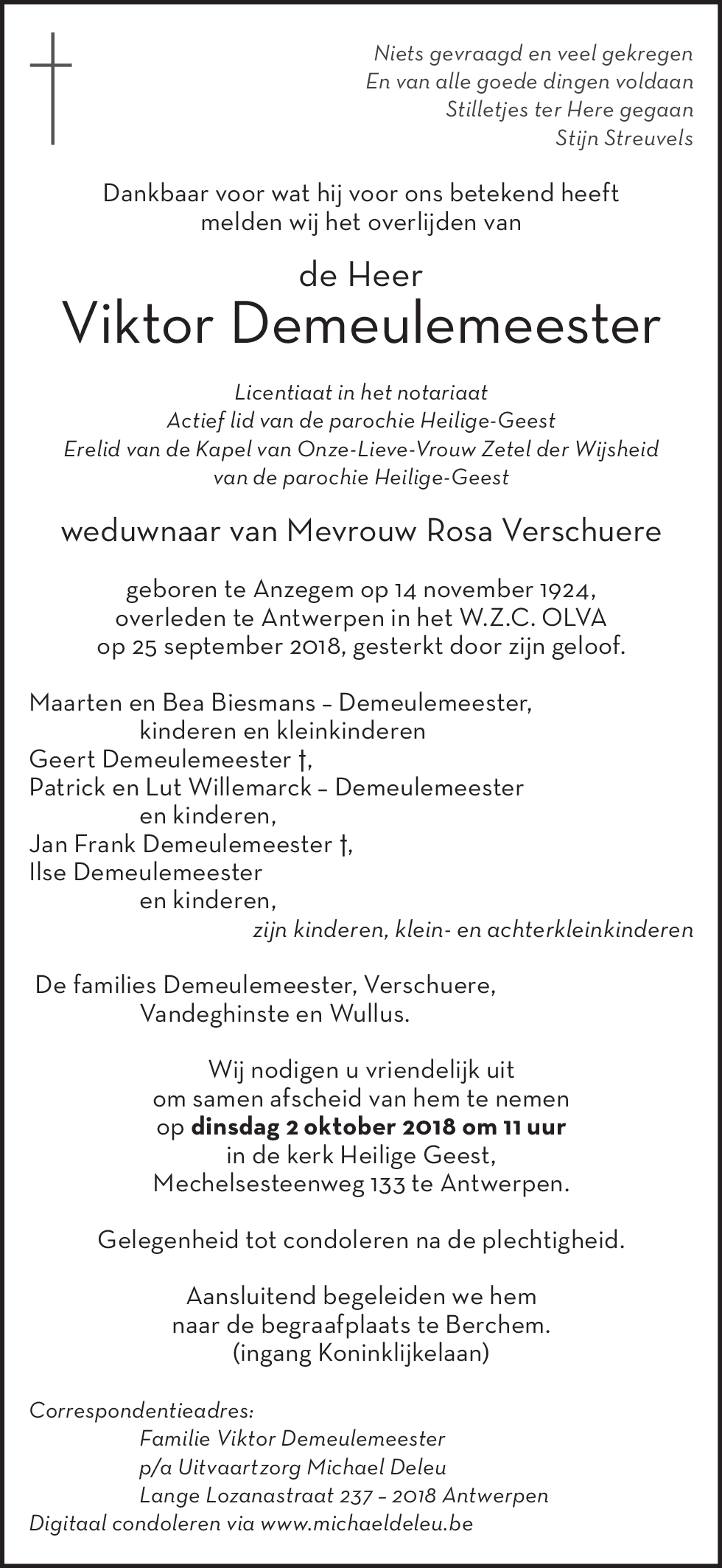 Viktor Demeulemeester