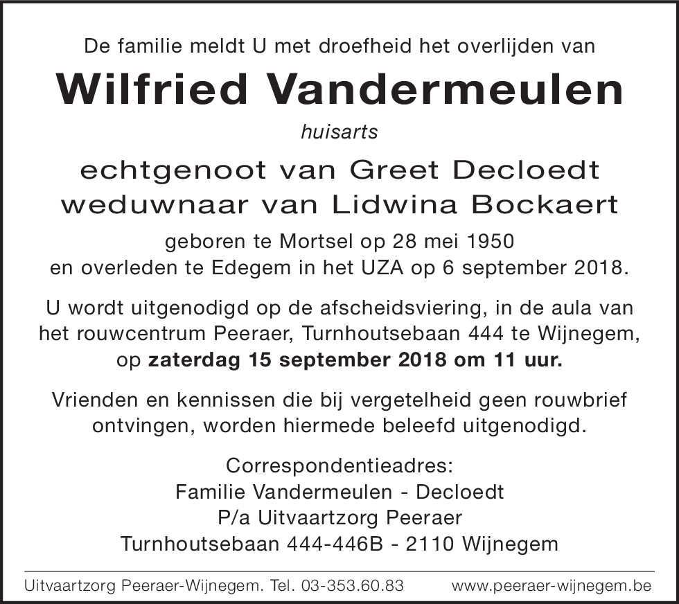 Wilfried Vandermeulen