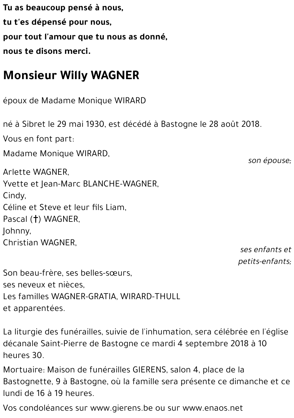 Willy WAGNER