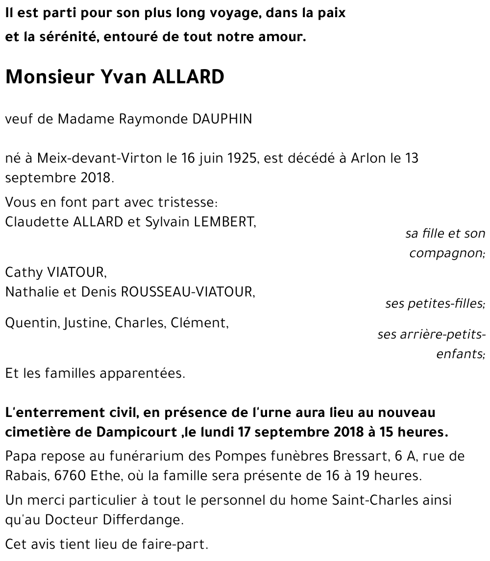 Yvan ALLARD 