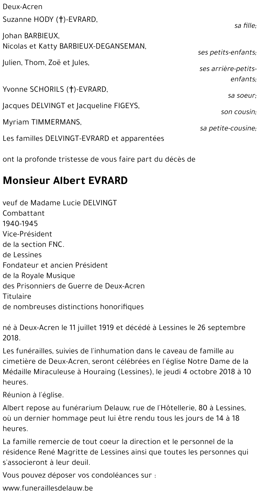 Albert EVRARD