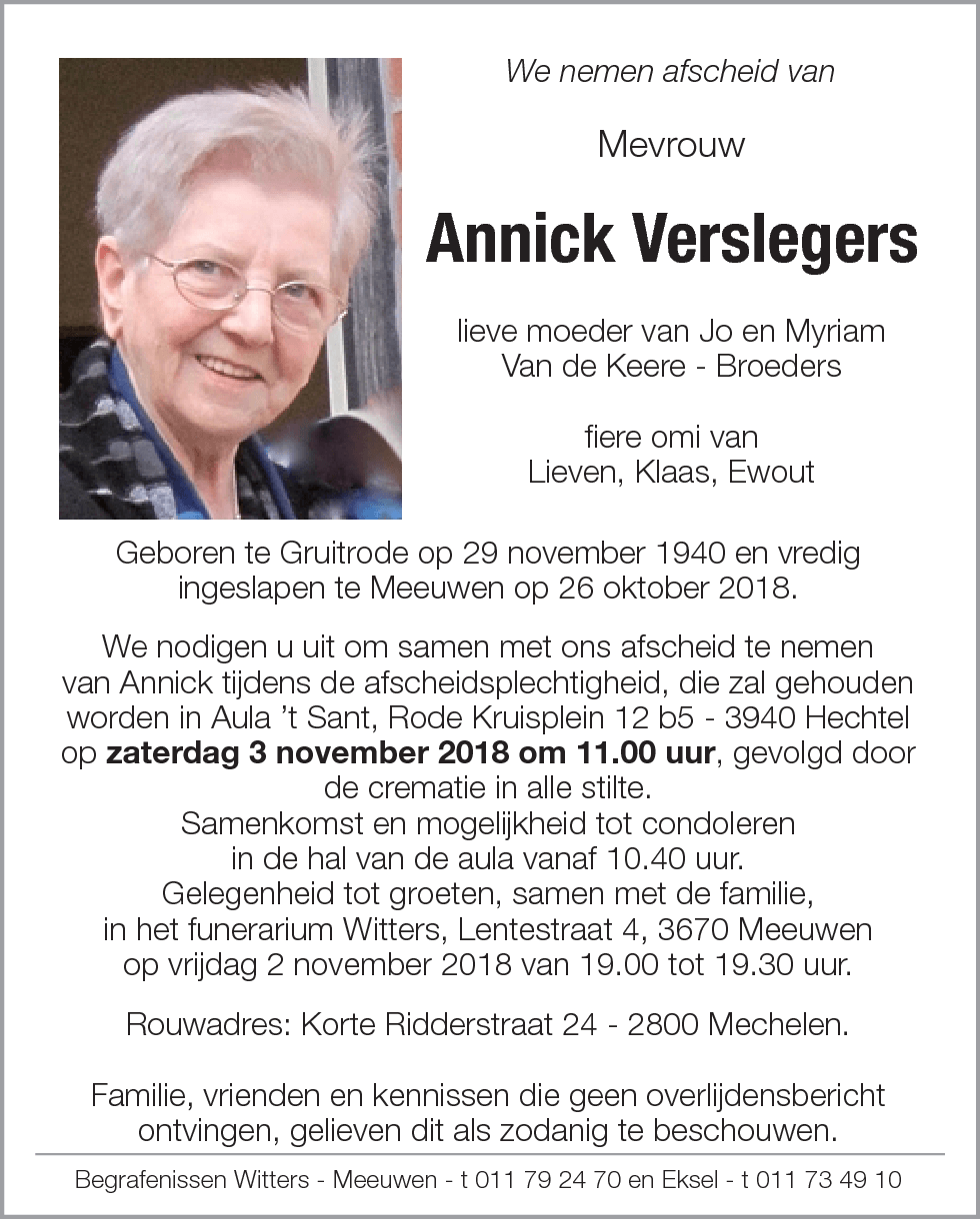 Annick Verslegers