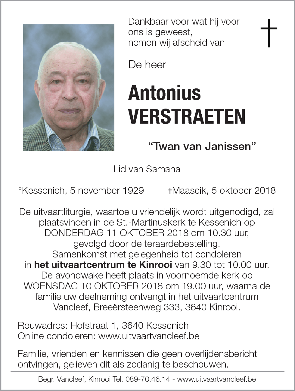 Antonius Verstraeten