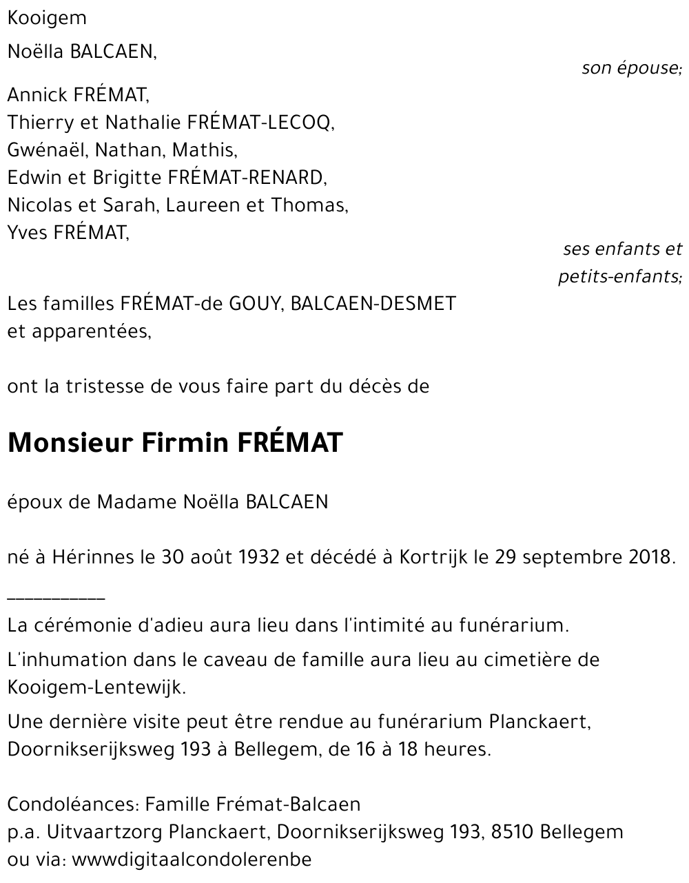 Firmin FRéMAT