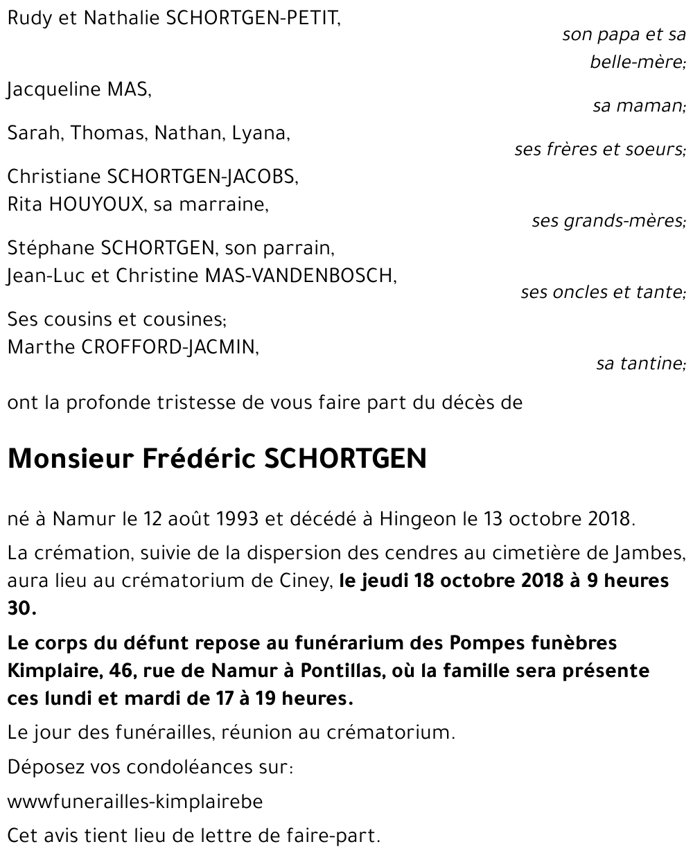 Frédéric SCHORTGEN