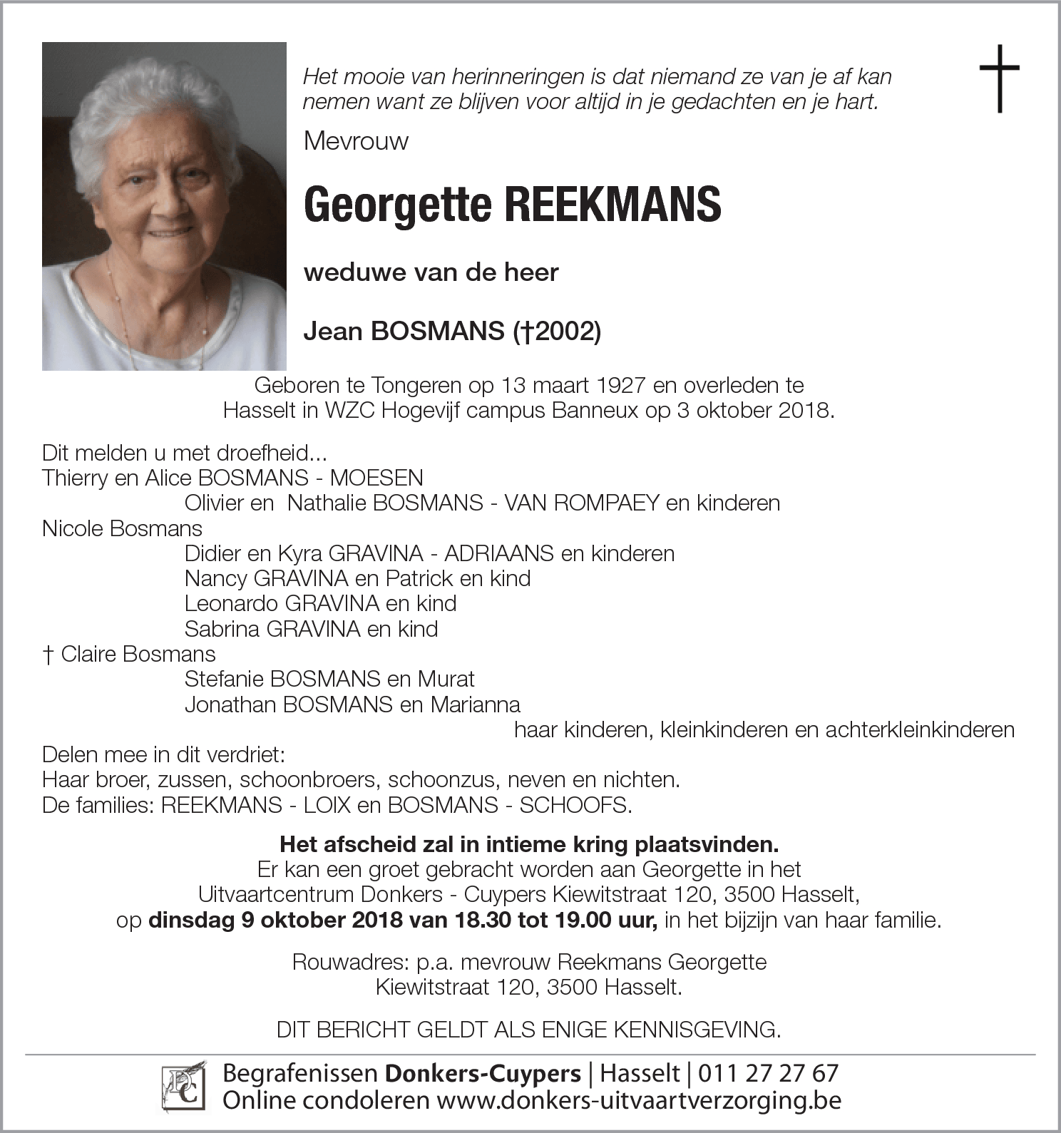 Georgette Reekmans
