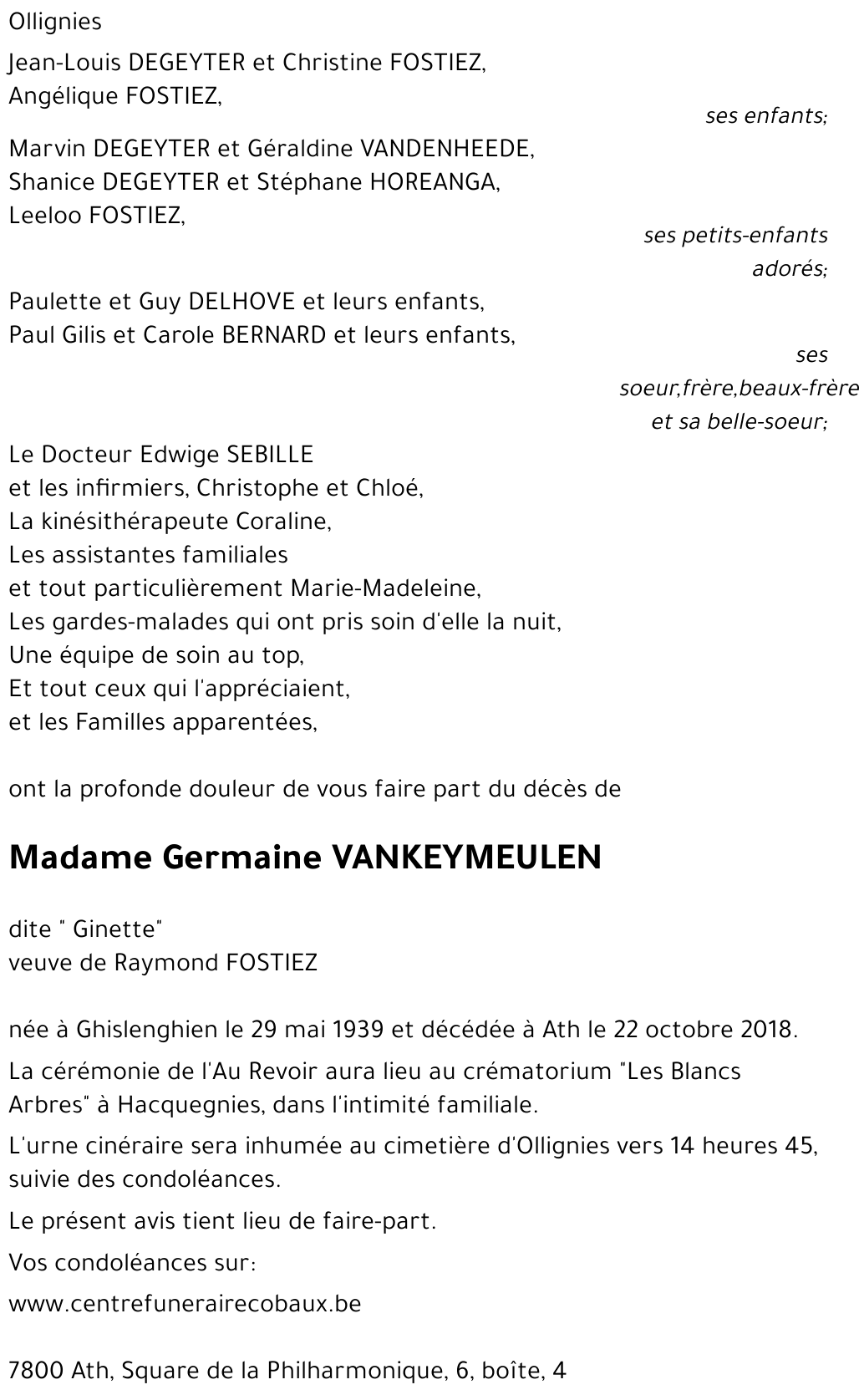 Germaine Vankeymeulen