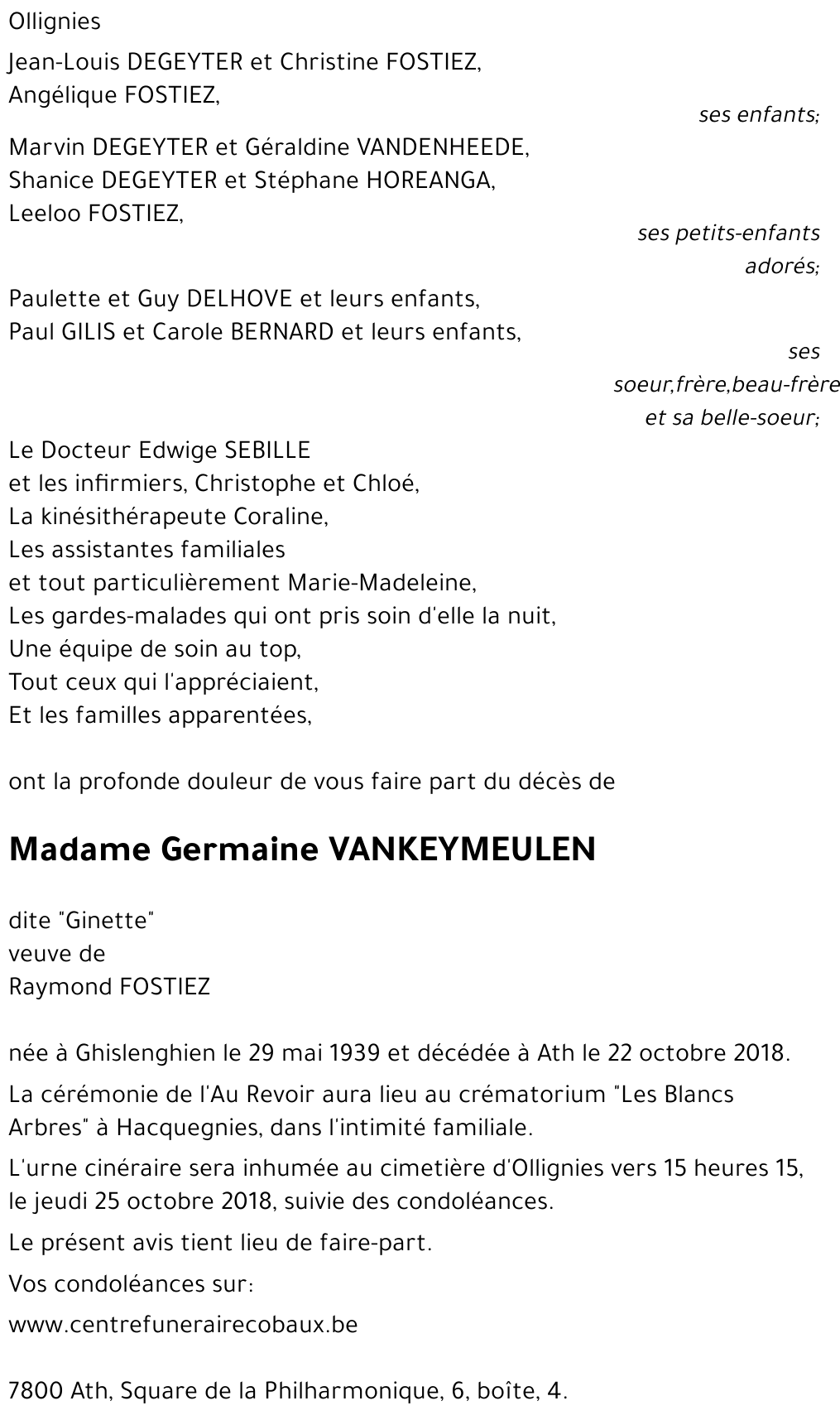 Germaine Vankeymeulen