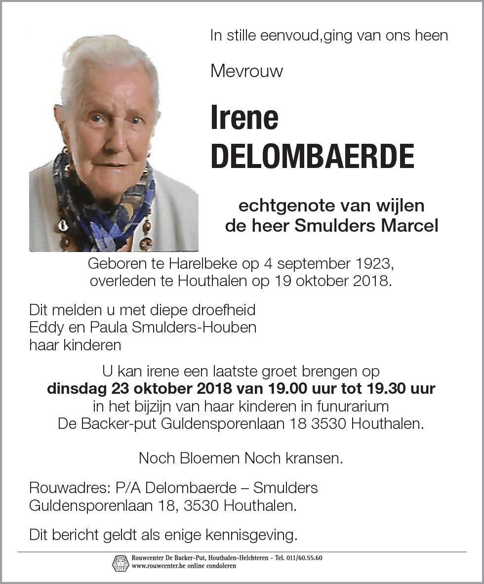 Irene DeLombaerde